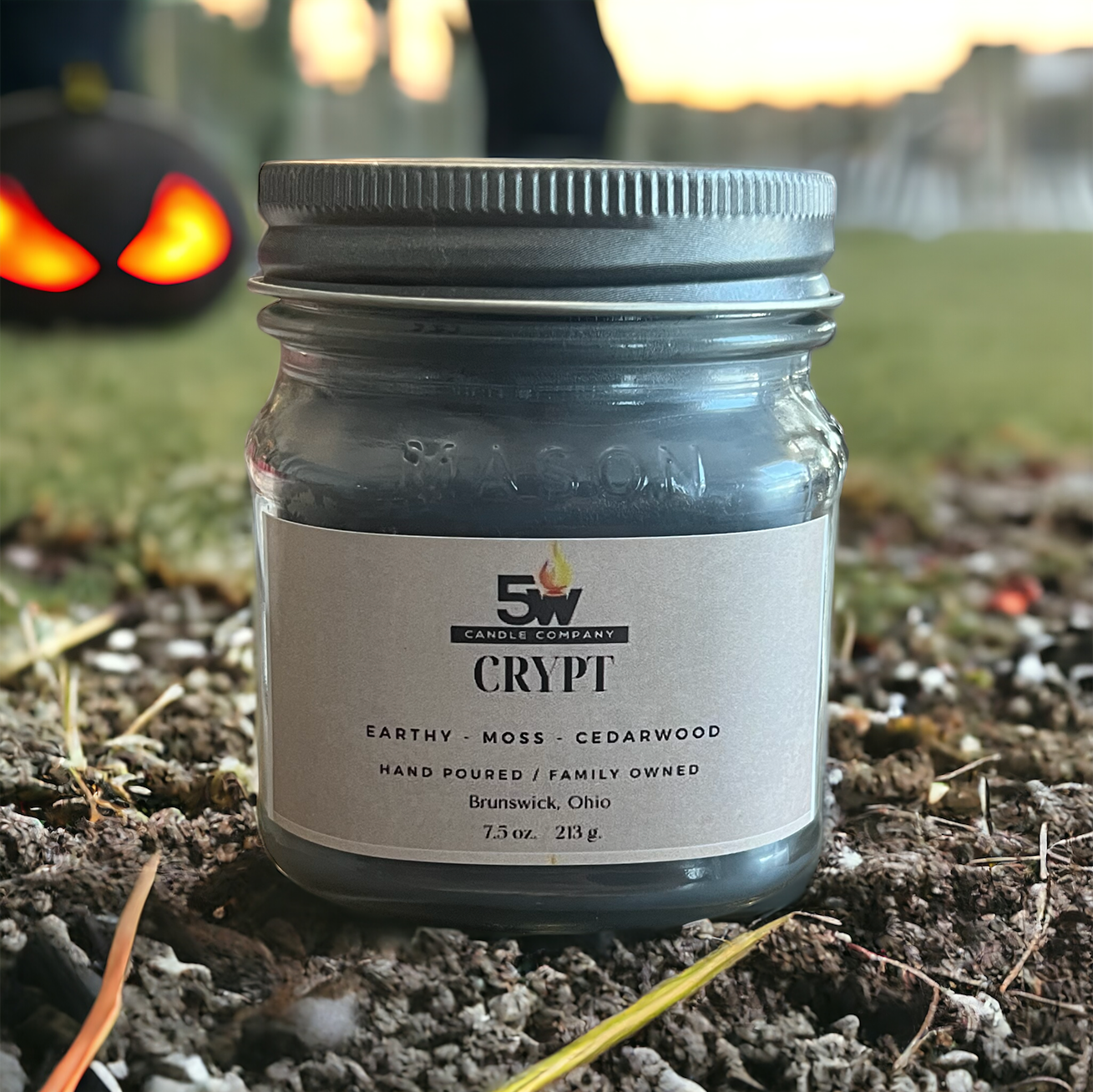 Crypt 7.5 ounce candle
