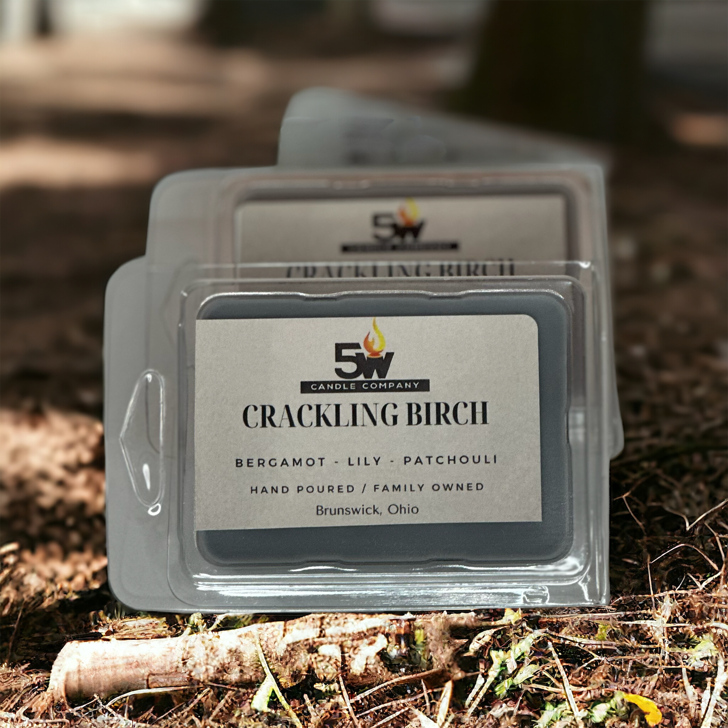 Crackling birch wax melts