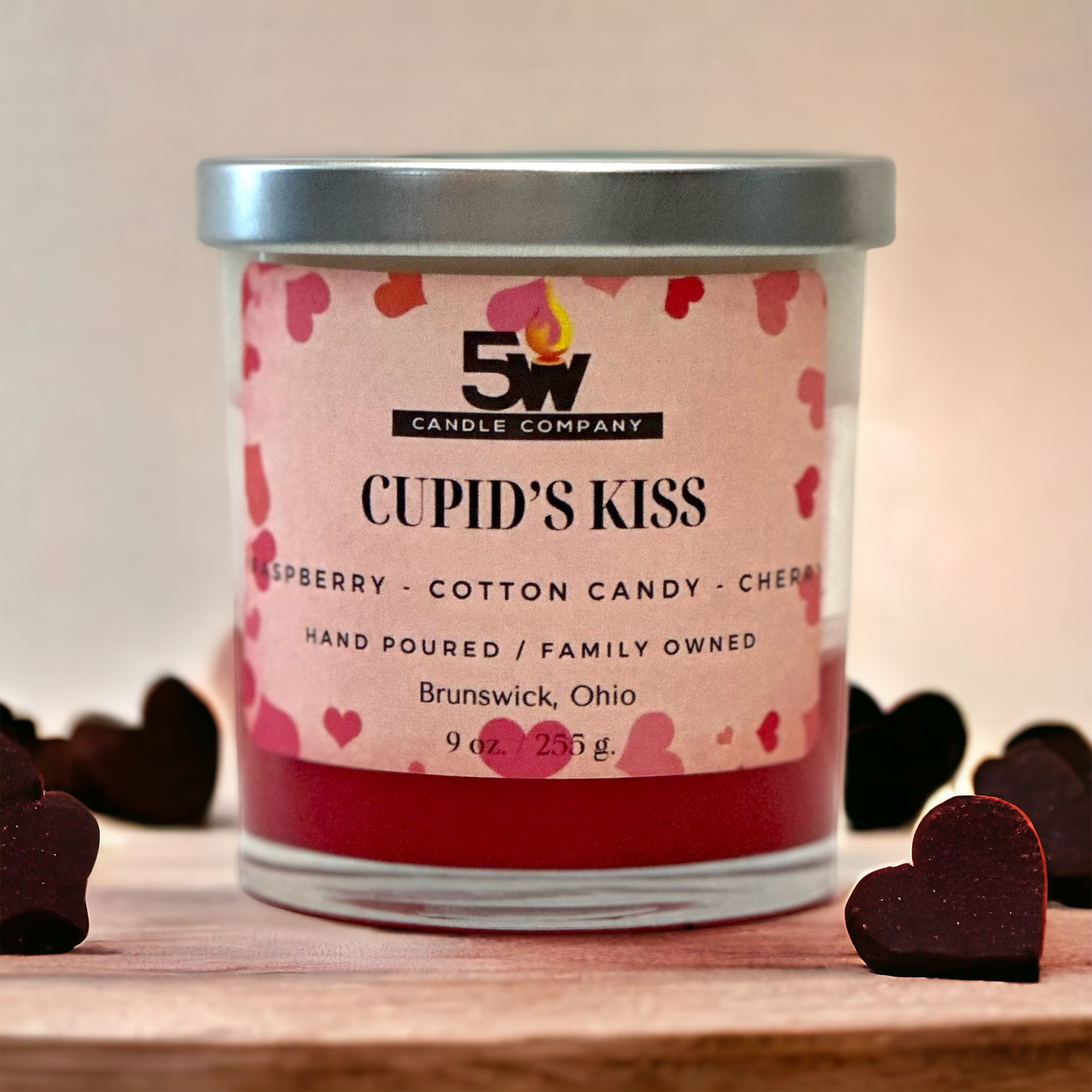 Cupids Kiss 9 ounce candle