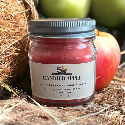 Candied apple 7.5 ounce candle