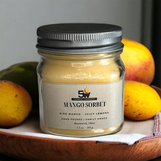 Mango sorbet 7.5 ounce candle