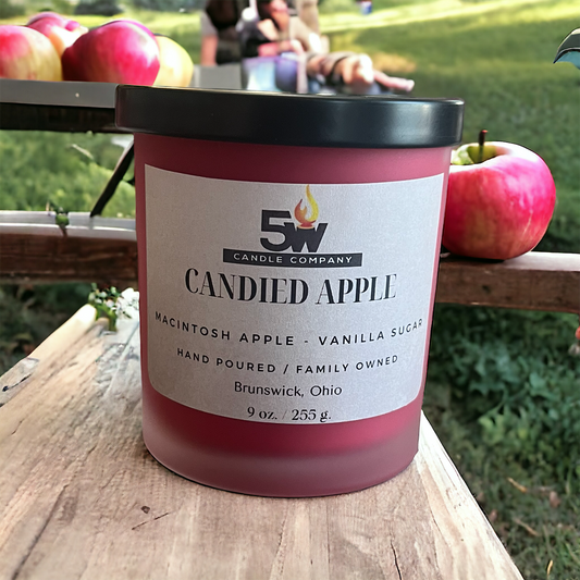 Candied apple 9 ounce candle