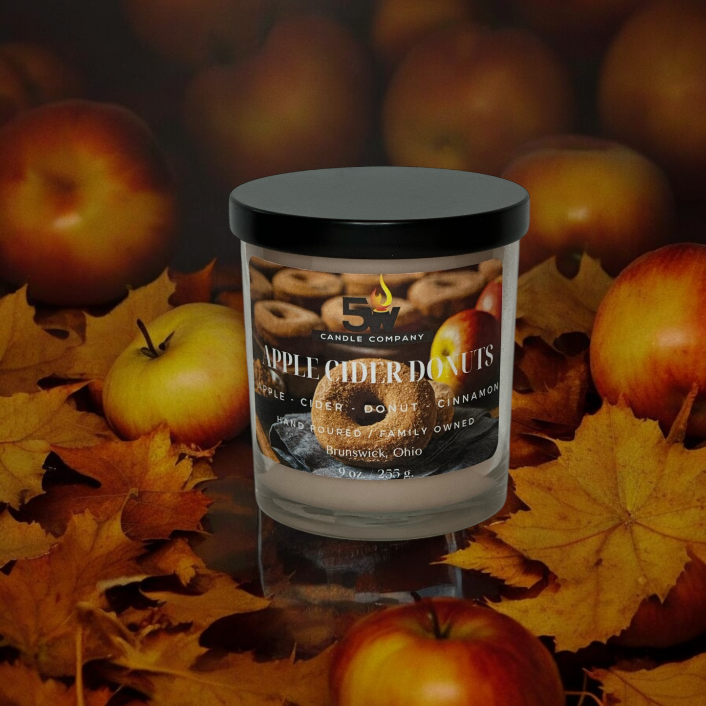 Apple Cider Donuts 9 ounce candle