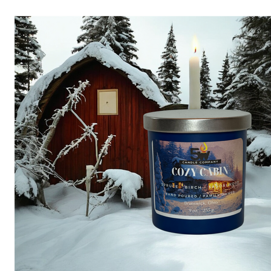 Cozy Cabin 9 ounce candle