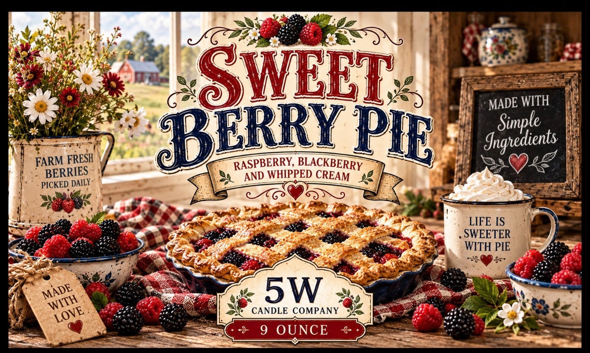 Sweet berry pie 7.5 ounce candle