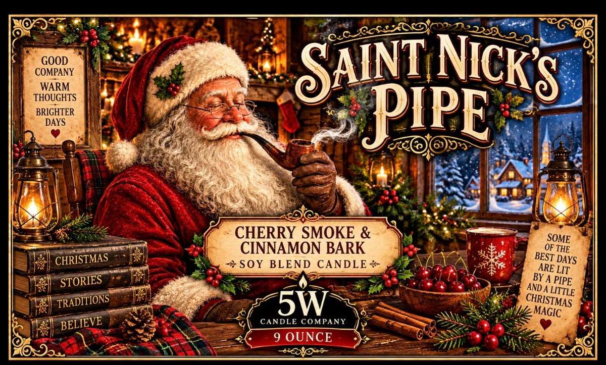 Saint Nick's Pipe 9 ounce candle