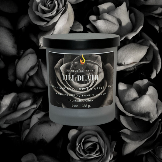 Till Death 9 ounce candle