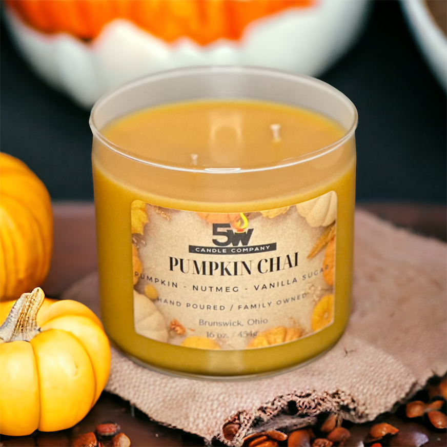 Pumpkin Chai 16 ounce candle