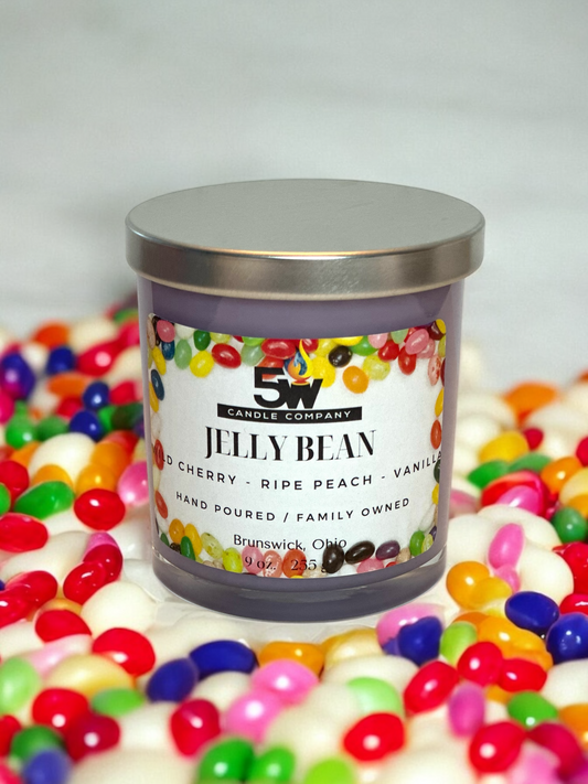 Jelly bean 9 ounce candle