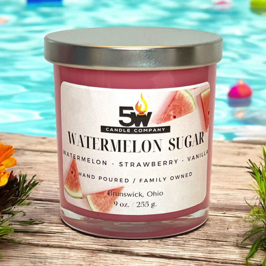 Watermelon sugar 9 ounce candle