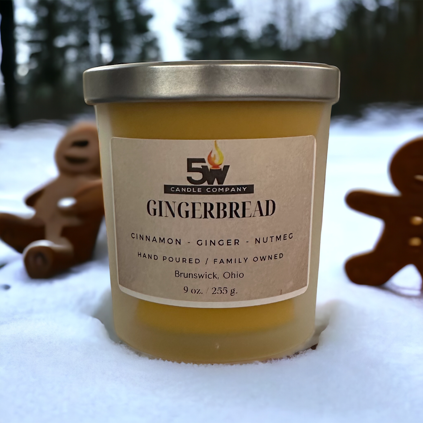 Gingerbread 9 oz candle